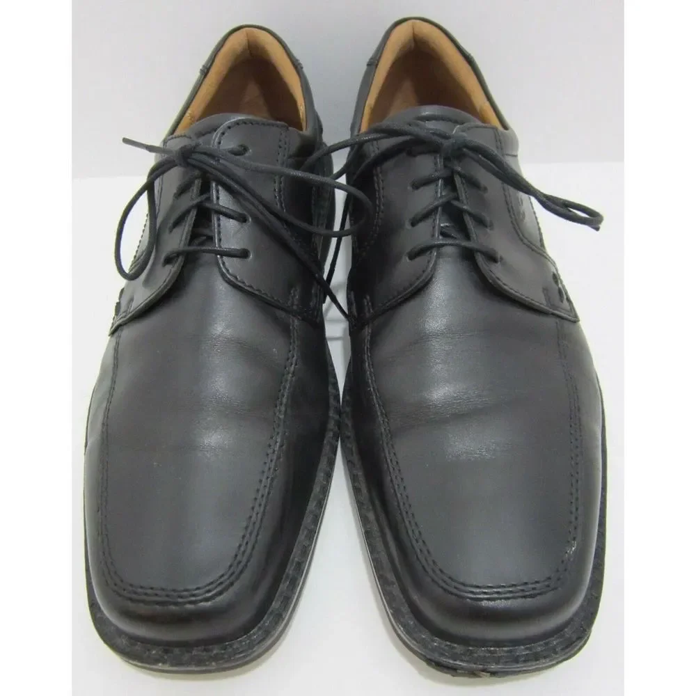 ECCO Seattle Black Leather Dress Oxfords Size 11 M